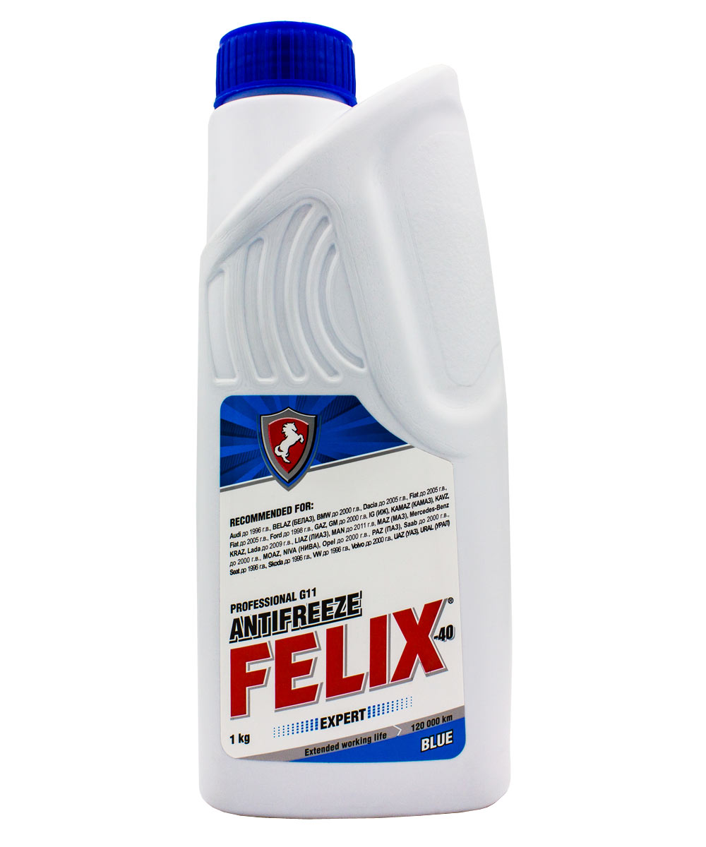 Антифриз FELIX Expert G11 готовый -40C синий 1 кг Felix 430206057