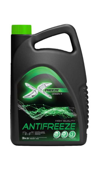 Антифриз X-FREEZE Classic  готовый зеленый 3 кг X-FREEZE 430206094