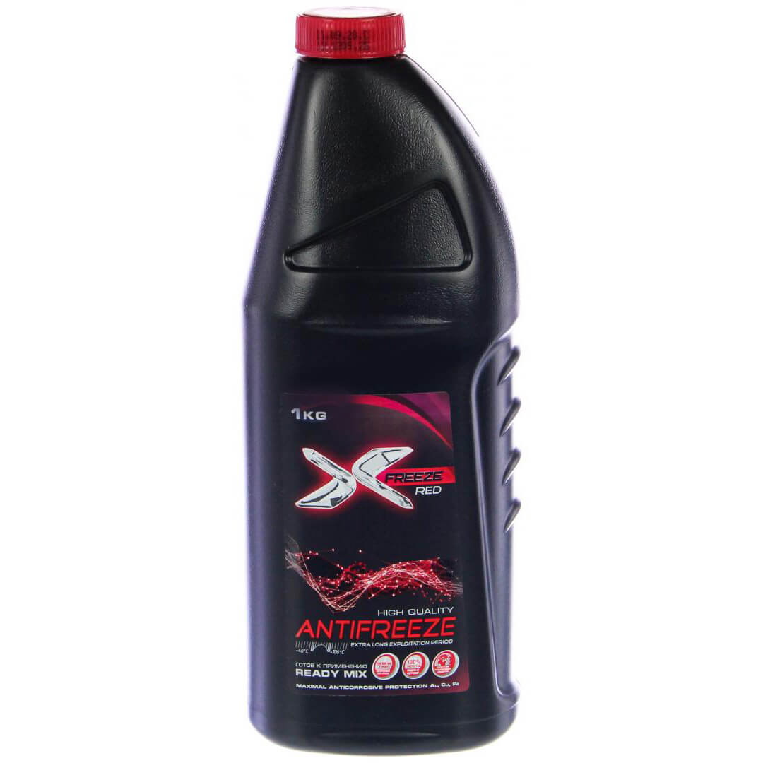 Антифриз X-FREEZE Red готовый красный 1 кг X-FREEZE 430206073